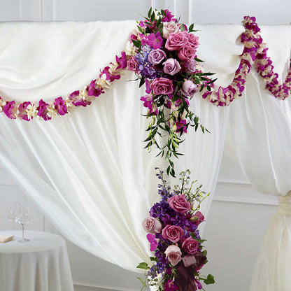Color & Light Chuppah Decor –  Flowers Unlimited, Martinsburg WV