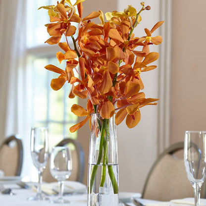 Orange Mokara Bud Vase –  Flowers Unlimited, Martinsburg WV